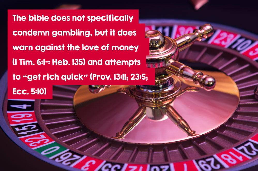 The Bible on gambling