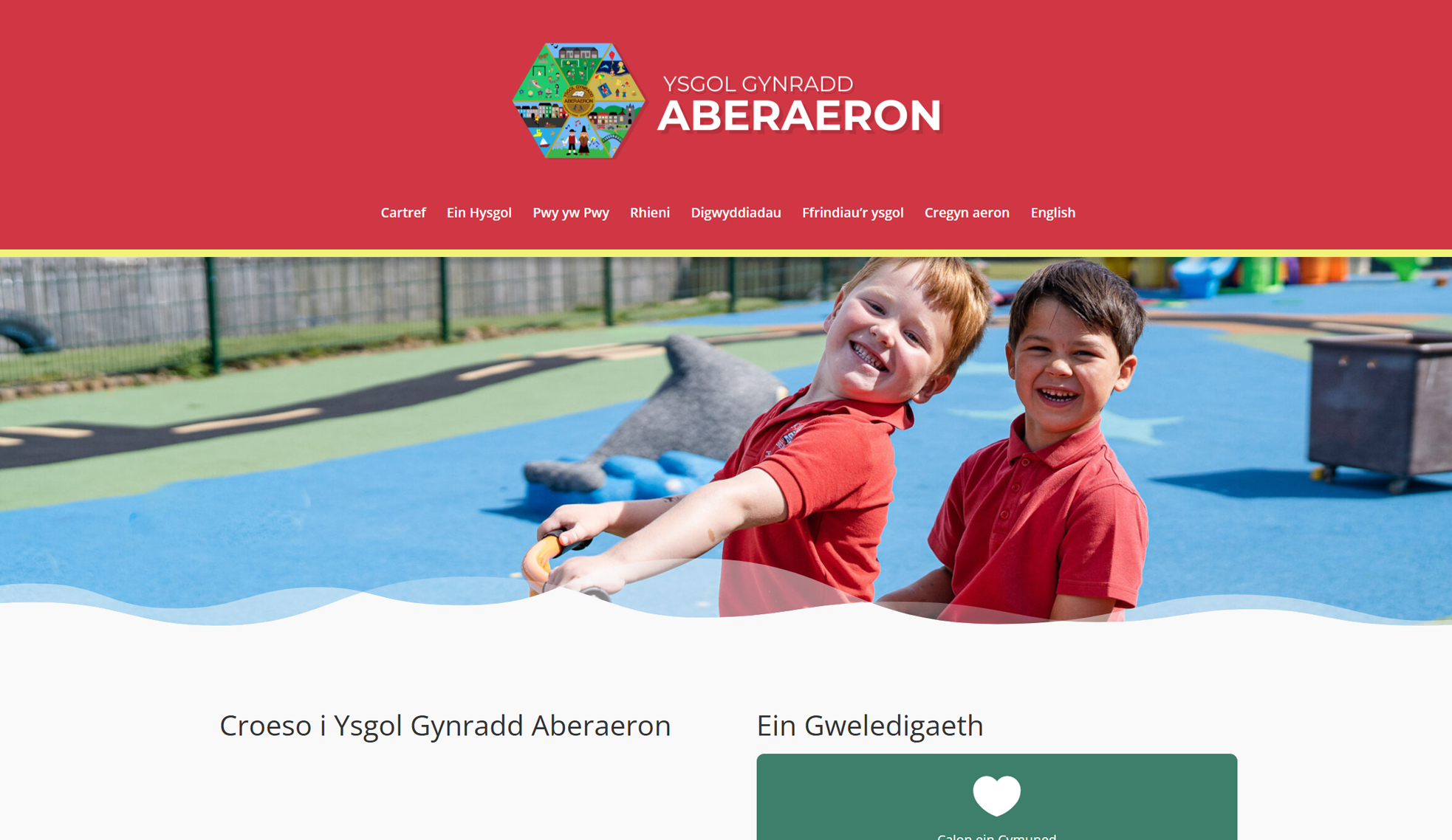gwefan_ysgol_aberaeron_cy
